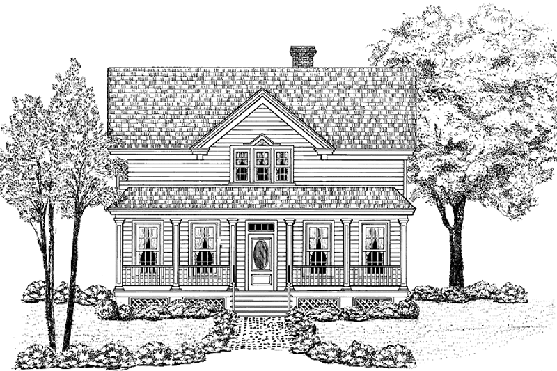 Dream House Plan - Victorian Exterior - Front Elevation Plan #1014-46