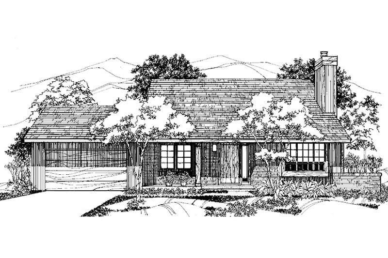 Home Plan - Country Exterior - Front Elevation Plan #320-658
