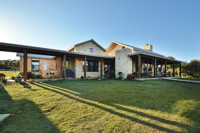 Dream House Plan - Exterior - Rear Elevation 1 for Country House Plan #140-171 - 3 bed, 2.5 bath