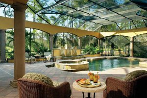 Exterior - Rear Elevation for Mediterranean House Plan #930-98 - 4 bed, 4.5 bath