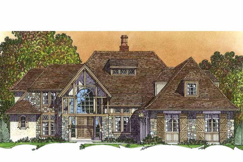 Dream House Plan - European Exterior - Front Elevation Plan #1016-97