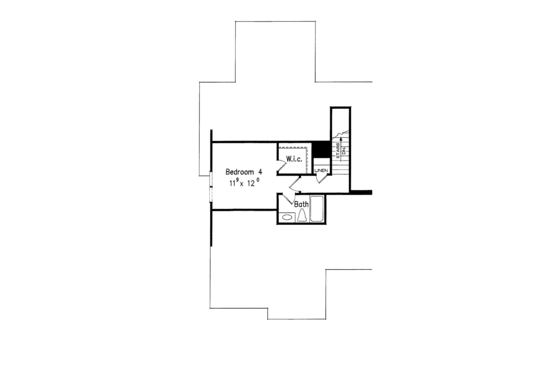 Floor Plan - Upper Floor for European House Plan #927-610 - 3 bed, 2.5 bath
