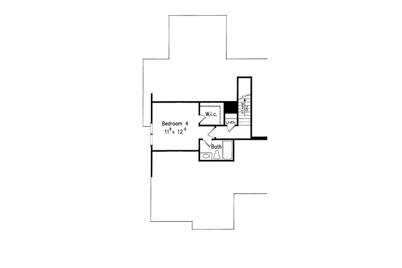 Home Plan - Floor Plan - Upper Floor for European House Plan #927-610 - 3 bed, 2.5 bath