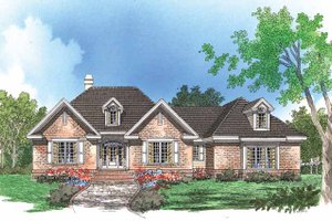 Traditional Exterior - Front Elevation Plan #929-575