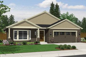 Craftsman Exterior - Front Elevation Plan #943-15