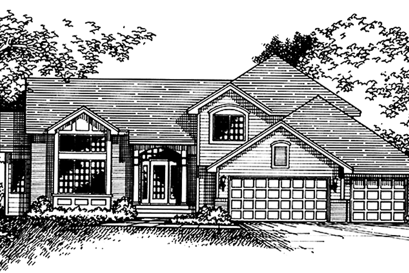 Dream House Plan - Traditional Exterior - Front Elevation Plan #51-742