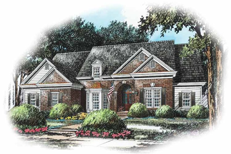 Dream House Plan - Colonial Exterior - Front Elevation Plan #429-243