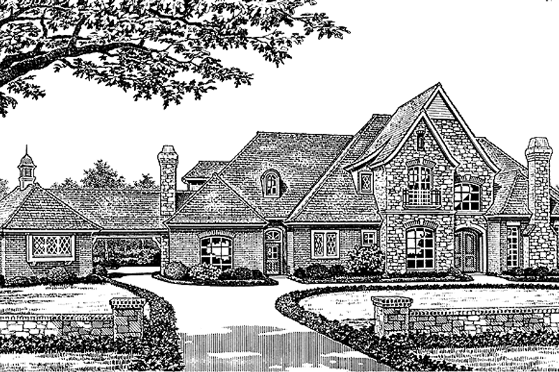 Dream House Plan - Country Exterior - Front Elevation Plan #310-1138
