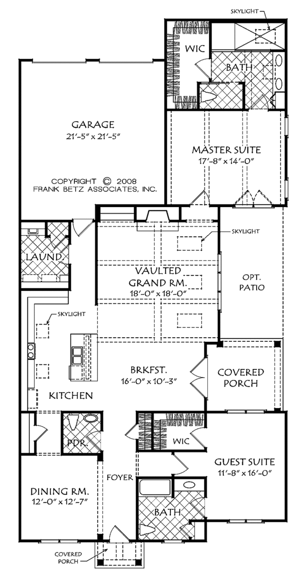 Dream House Plan - European Floor Plan - Main Floor Plan #927-511