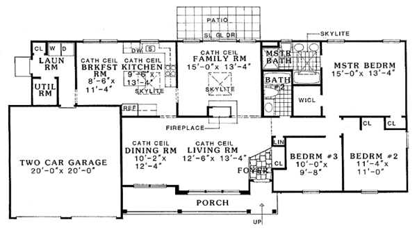 Dream House Plan - Country Floor Plan - Main Floor Plan #314-193