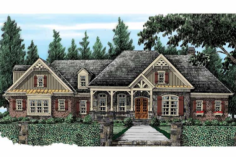 Home Plan - Exterior - Front Elevation 5 for Country House Plan #927-415 - 4 bed, 3.5 bath