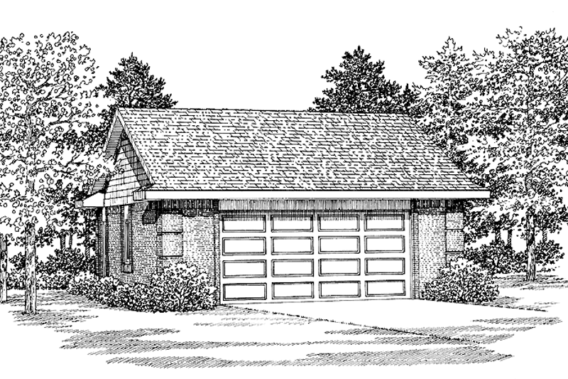 House Blueprint - Exterior - Front Elevation Plan #72-1143