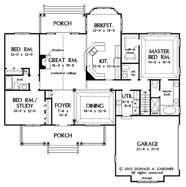 Home Plan - Country Floor Plan - Main Floor Plan #929-673