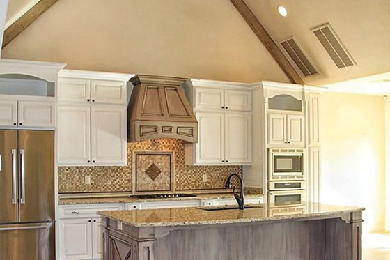 Interior - Kitchen for European House Plan #17-3366 - 4 bed, 3.5 bath