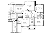 Classical Style House Plan - 5 Beds 4.5 Baths 3550 Sq/Ft Plan #927-920 