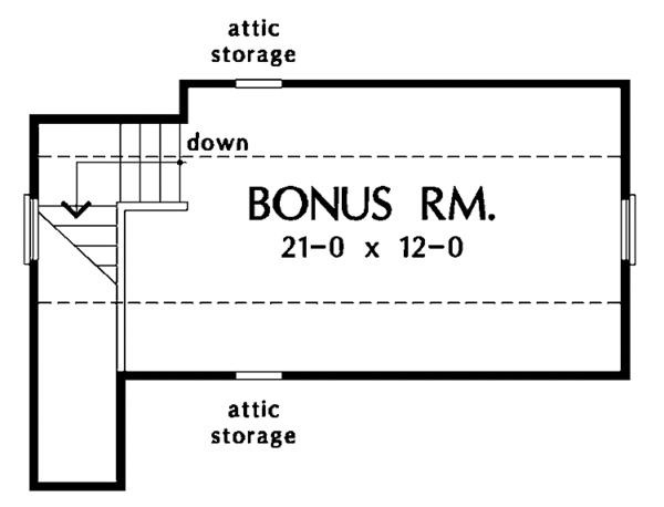Home Plan - Optional Bonus Level