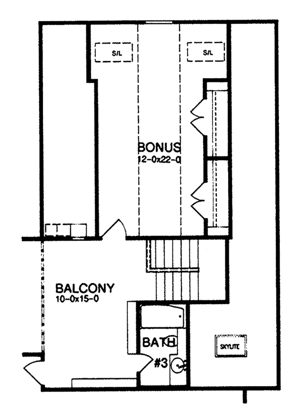 Dream House Plan - Traditional Floor Plan - Upper Floor Plan #15-322