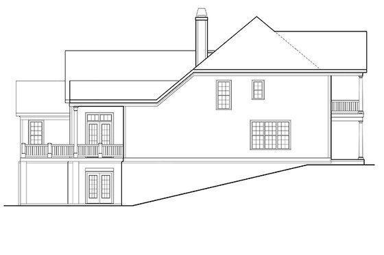 Exterior - Other Elevation 1 for Traditional House Plan #927-656 - 4 bed, 3.5 bath