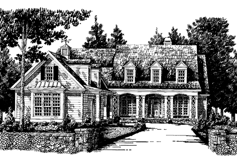 Home Plan - Exterior - Front Elevation 3 for Country House Plan #927-275 - 3 bed, 2.5 bath
