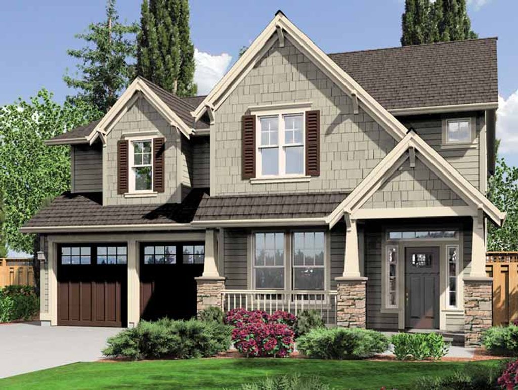  Craftsman  Style  House  Plan  4 Beds 2  5 Baths 2470 Sq Ft 