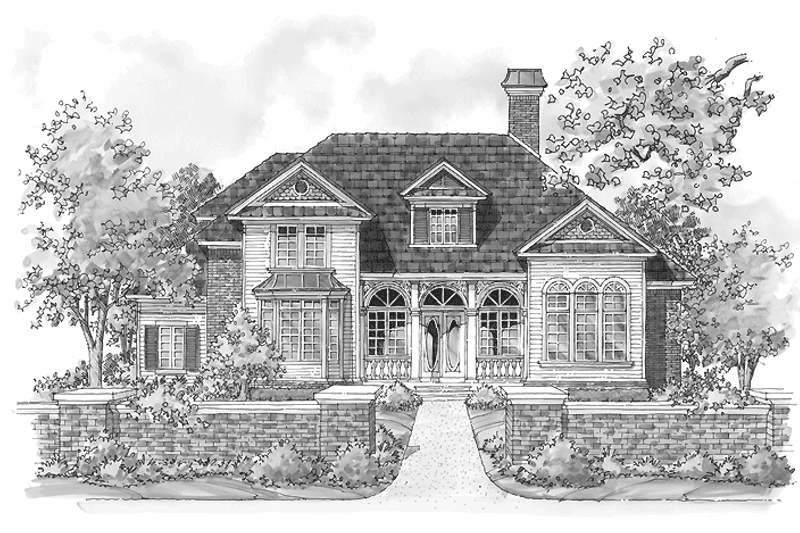 Home Plan - Exterior - Front Elevation 3 for Victorian House Plan #930-209 - 3 bed, 2.5 bath