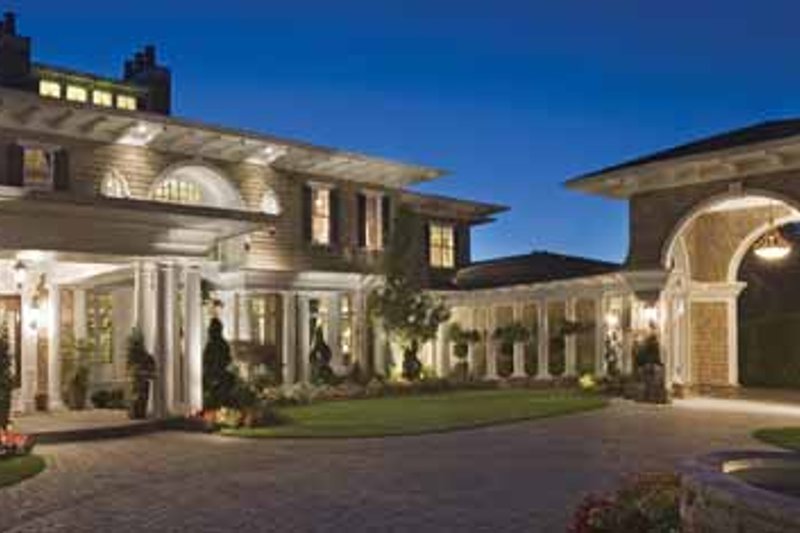 Architectural House Design - Exterior - Front Elevation 4 for Prairie House Plan #132-354 - 4 bed, 6 bath
