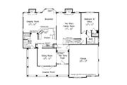 Traditional Style House Plan - 5 Beds 4 Baths 3041 Sq/Ft Plan #927-529 Floor 