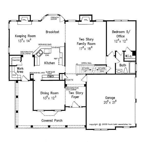 Home Plan - Traditional Floor Plan - Main Floor Plan #927-529