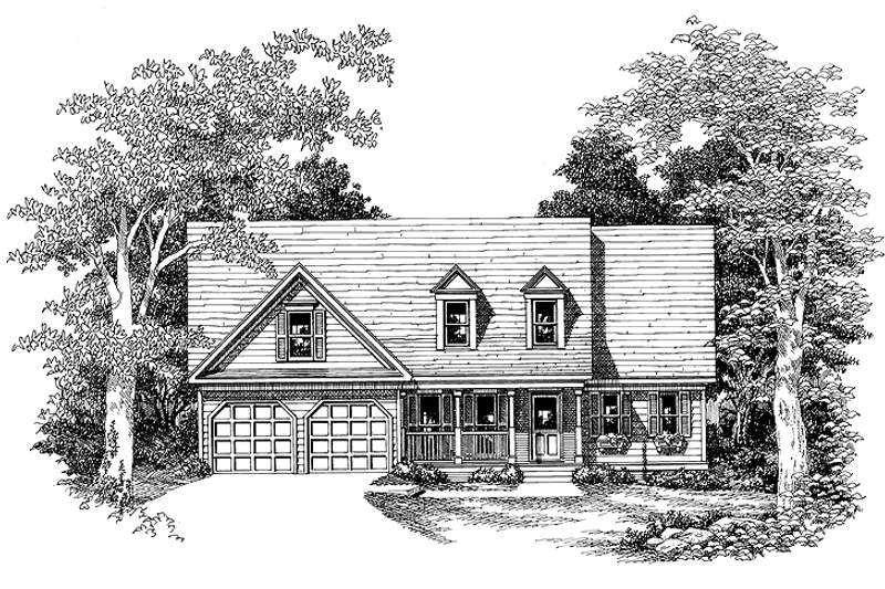 Home Plan - Exterior - Front Elevation 3 for Country House Plan #927-78 - 3 bed, 2.5 bath