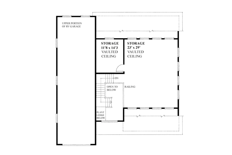Dream House Plan - Floor Plan - Upper Floor for Traditional House Plan #118-165, 0 bath