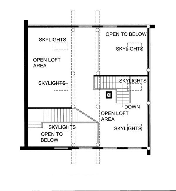 Home Plan - Log Floor Plan - Other Floor Plan #117-825