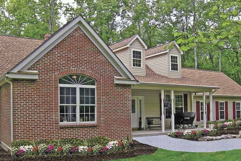 Architectural House Design - Exterior - Front Elevation 4 for Country House Plan #314-220 - 3 bed, 2 bath