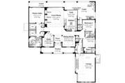 Mediterranean Style House Plan - 3 Beds 3.5 Baths 3104 Sq/Ft Plan #930-324 