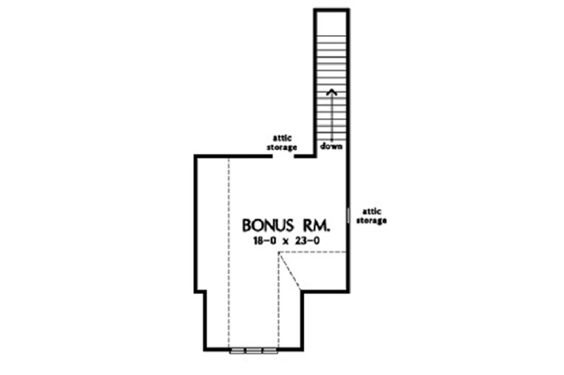 Home Plan - Floor Plan - Other Floor for Ranch House Plan #929-866 - 3 bed, 2.5 bath
