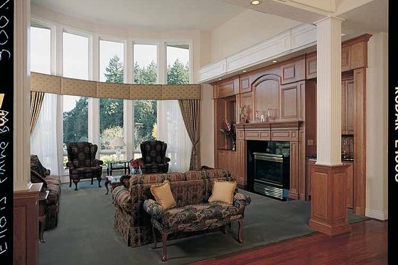 Interior - Family Room 1 for Traditional House Plan #48-745 - 4 bed, 5.5 bath