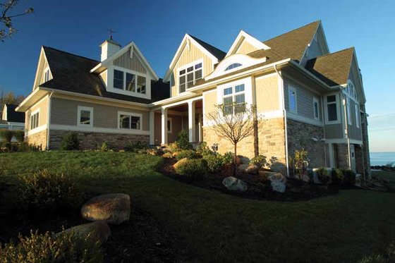 Exterior - Front Elevation 4 for Country House Plan #928-231 - 3 bed, 3 bath