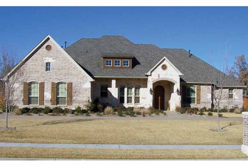 Home Plan - Exterior - Front Elevation 3 for Tudor House Plan #84-737 - 4 bed, 4 bath