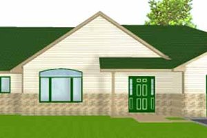 Home Plan - Ranch Exterior - Front Elevation Plan #980-8
