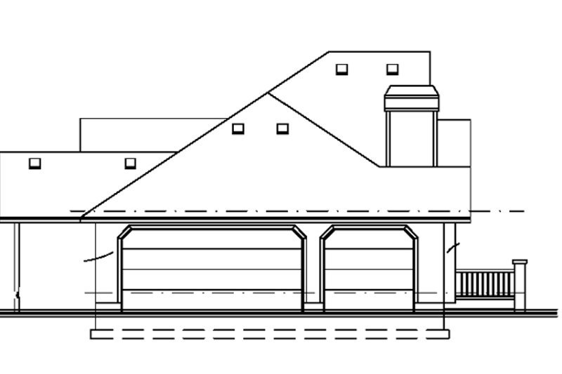 Home Plan - Exterior - Other Elevation 1 for Traditional House Plan #308-293 - 3 bed, 2.5 bath
