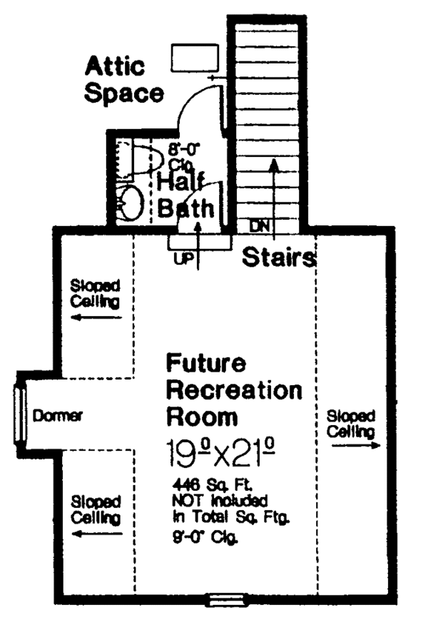 Home Plan - Country Floor Plan - Upper Floor Plan #310-1235