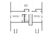 Country Style House Plan - 3 Beds 2.5 Baths 2140 Sq/Ft Plan #17-2867 