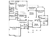 Traditional Style House Plan - 3 Beds 3.5 Baths 3574 Sq/Ft Plan #120-232 Floor 