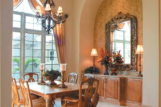 Interior - Dining Room for Mediterranean House Plan #930-317 - 4 bed, 5 bath