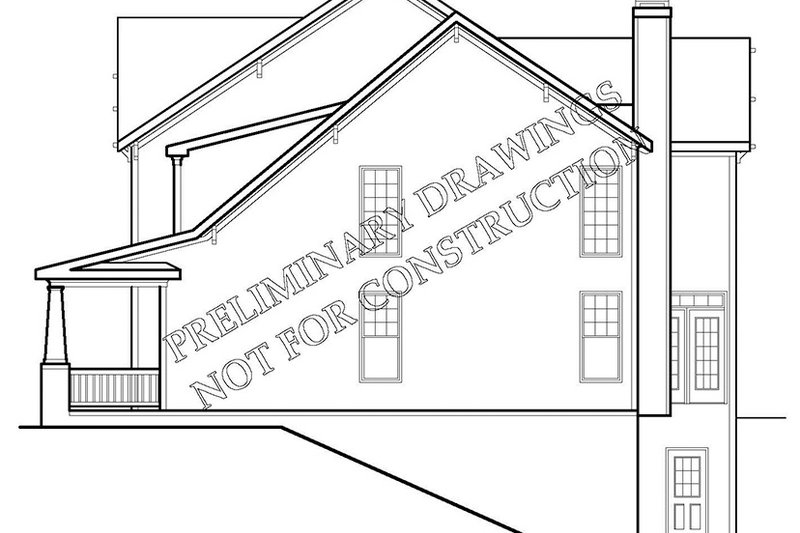 Home Plan - Exterior - Other Elevation for Craftsman House Plan #927-165 - 5 bed, 3 bath