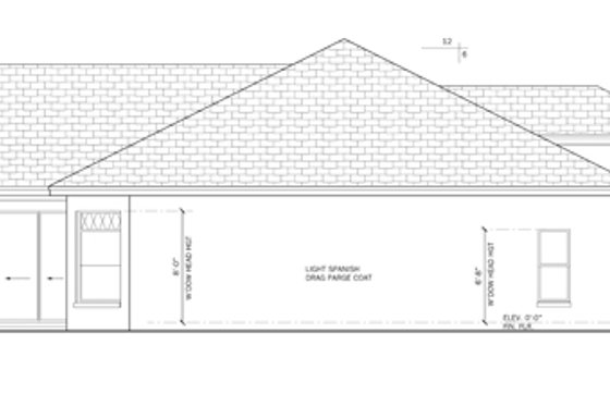 Exterior - Other Elevation for Craftsman House Plan #1058-47 - 4 bed, 3 bath