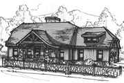 Country Style House Plan - 3 Beds 2 Baths 1982 Sq/Ft Plan #17-2901 