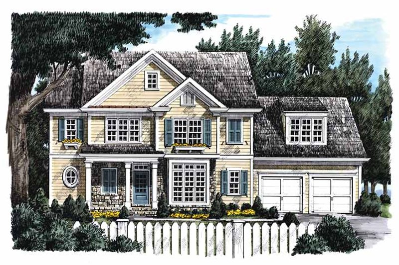 Architectural House Design - Country Exterior - Front Elevation Plan #927-763