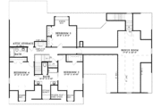 Country Style House Plan - 5 Beds 4.5 Baths 3155 Sq/Ft Plan #17-3117 