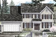 Colonial Style House Plan - 4 Beds 2.5 Baths 2089 Sq/Ft Plan #316-291 