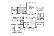 Classical Style House Plan - 4 Beds 3.5 Baths 3674 Sq/Ft Plan #3-268 